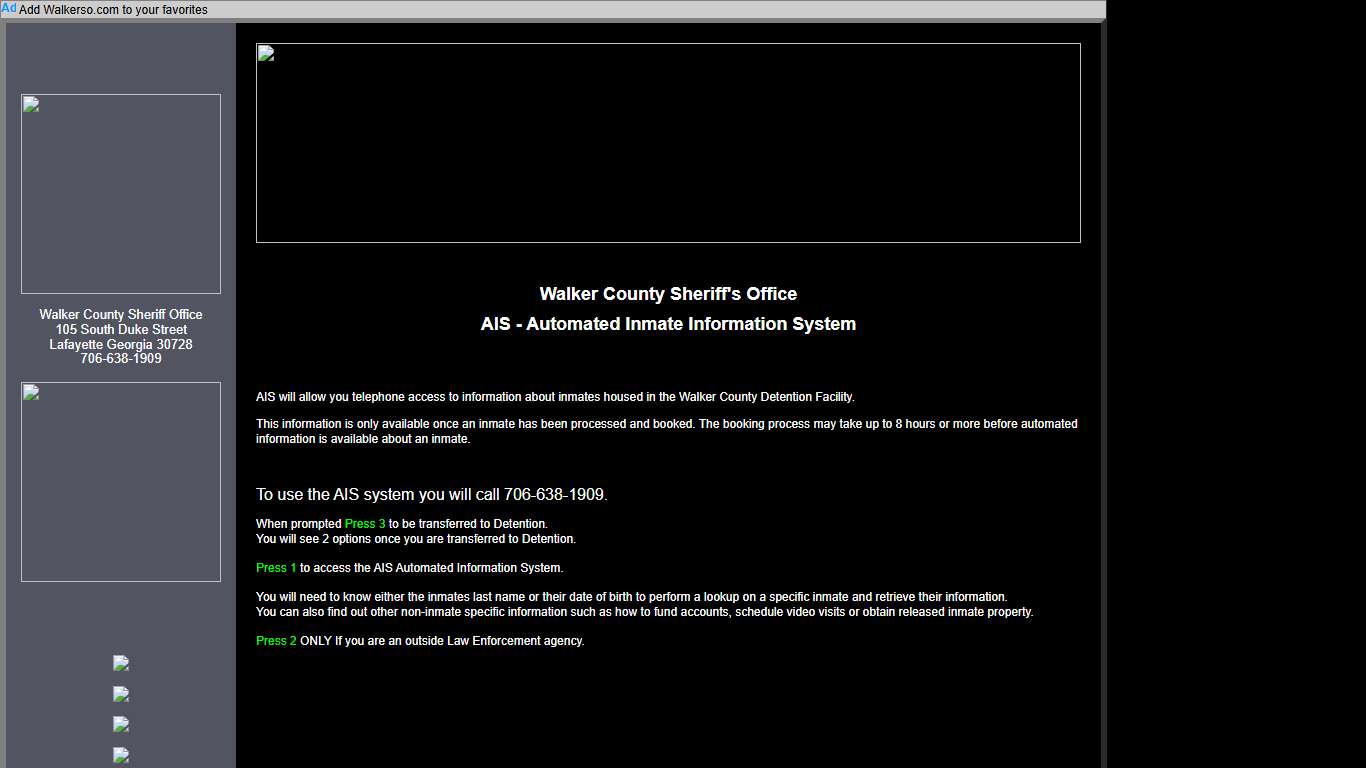 Walker County Sheriff