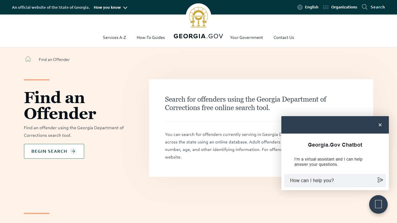Find an Offender | Georgia.gov